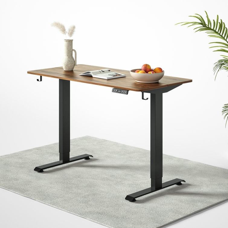 Inbox Zero Dual Motor Height Adjustable Electric Standing Desk, 55 X 24